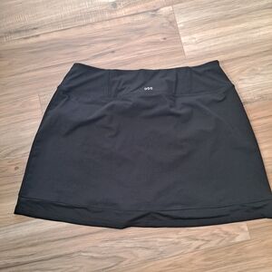 DSG Women's Classic Black Mini Skirt Skort Tennis Golf Stretch Comfort